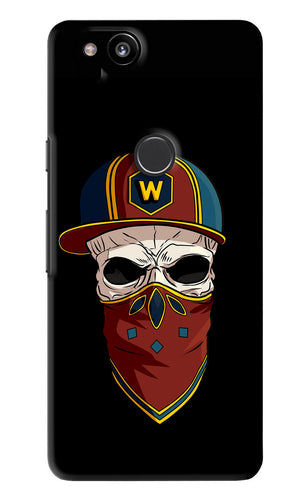 Skull Google Pixel 2 Back Skin Wrap