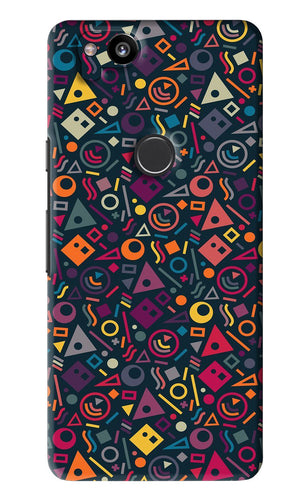 Geometric Abstract Google Pixel 2 Back Skin Wrap