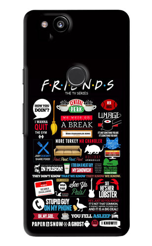 FRIENDS Google Pixel 2 Back Skin Wrap