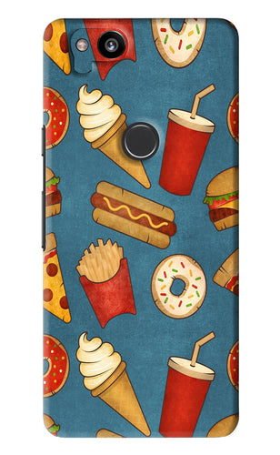 Foodie Google Pixel 2 Back Skin Wrap