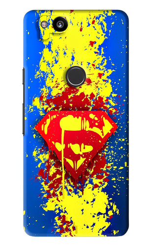 Superman logo Google Pixel 2 Back Skin Wrap