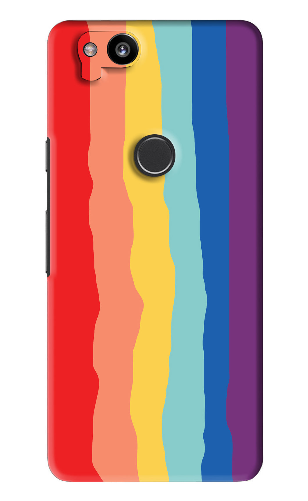 Rainbow Google Pixel 2 Back Skin Wrap