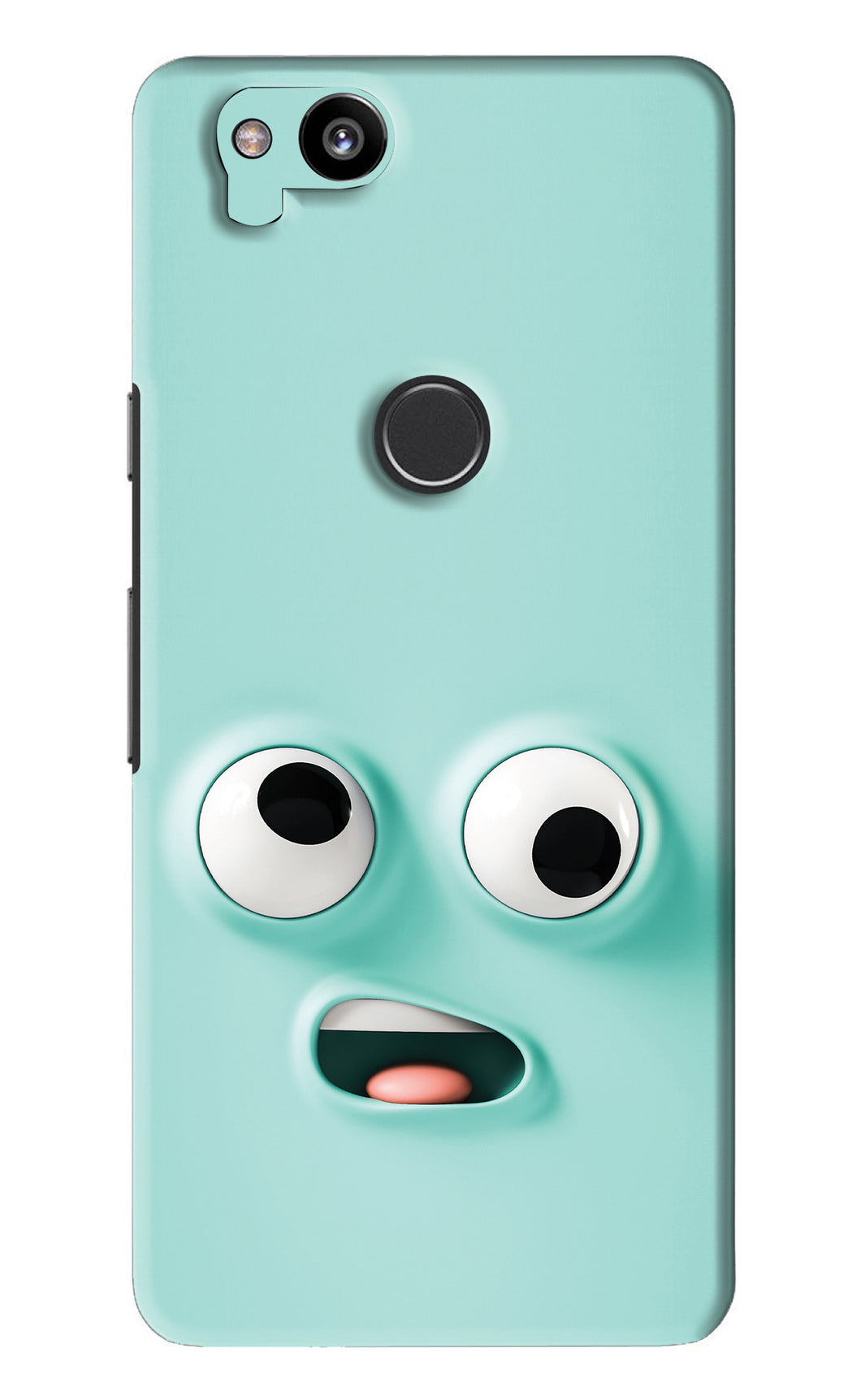 Silly Face Cartoon Google Pixel 2 Back Skin Wrap