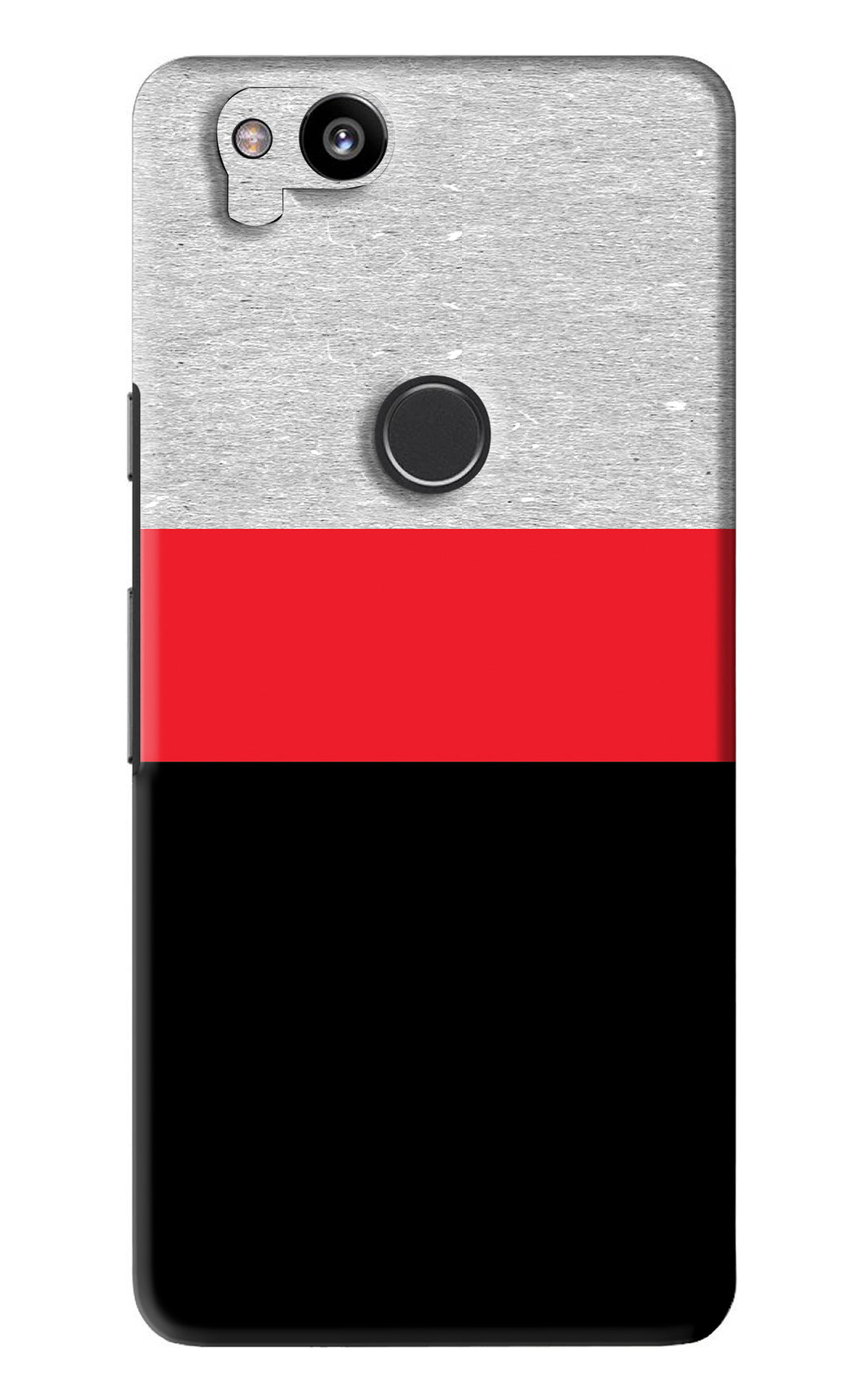 Tri Color Pattern Google Pixel 2 Back Skin Wrap