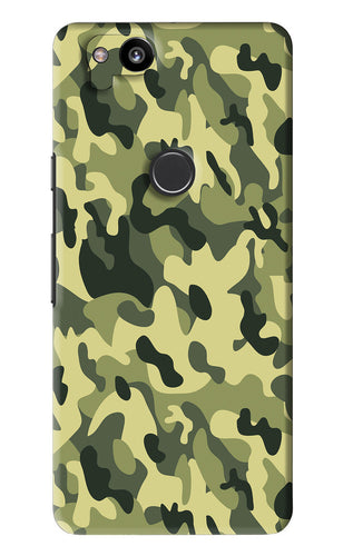 Camouflage Google Pixel 2 Back Skin Wrap