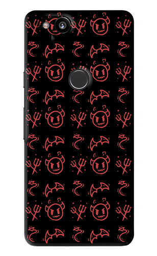 Devil Google Pixel 2 Back Skin Wrap