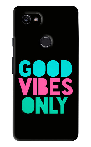 Quote Good Vibes Only Google Pixel 2 Xl Back Skin Wrap