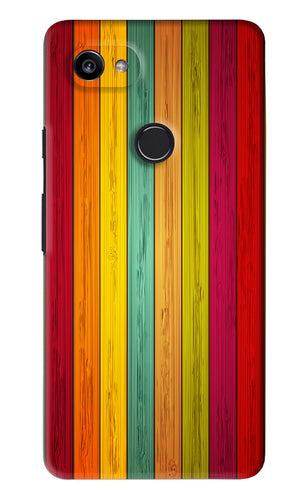 Multicolor Wooden Google Pixel 2 Xl Back Skin Wrap