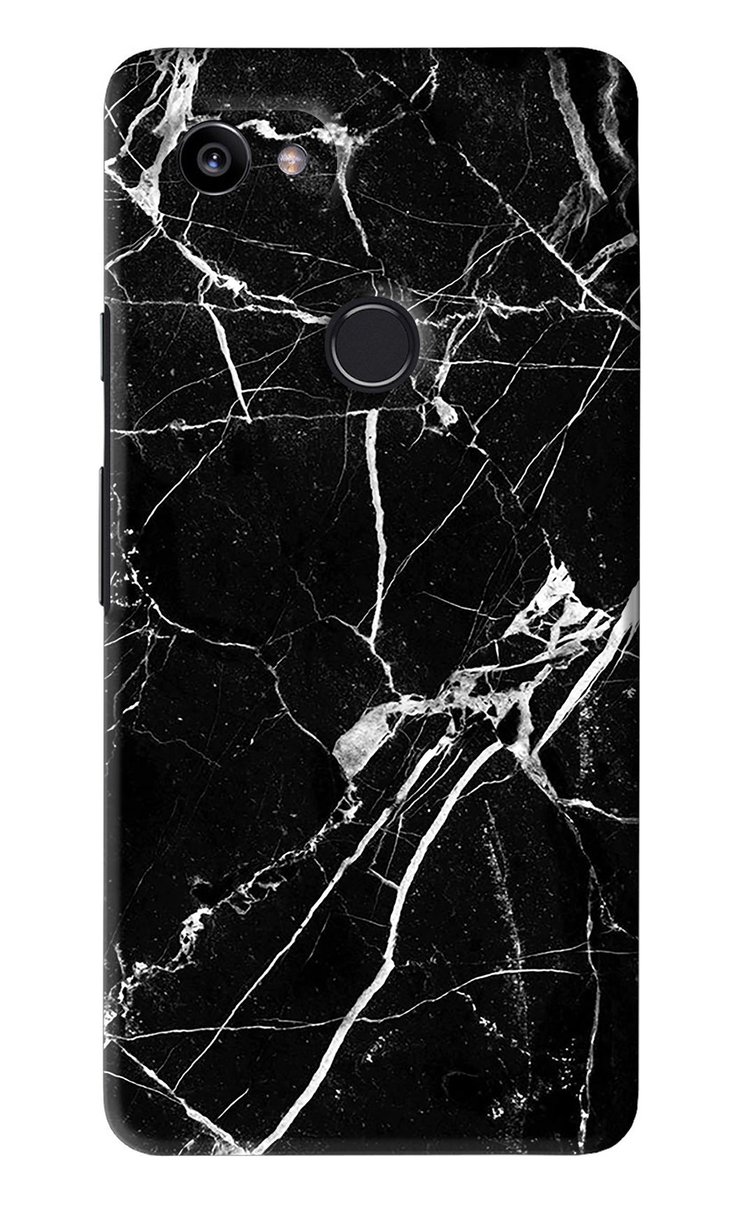 Black Marble Texture 2 Google Pixel 2 Xl Back Skin Wrap