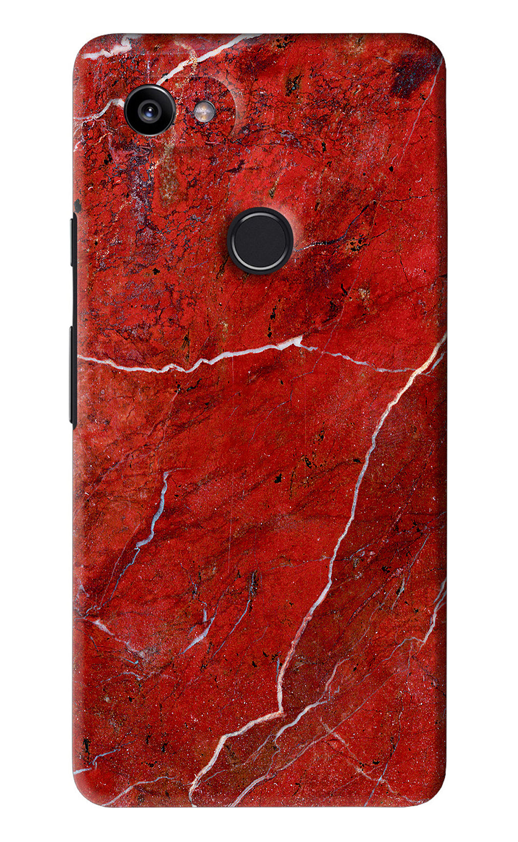 Red Marble Design Google Pixel 2 Xl Back Skin Wrap