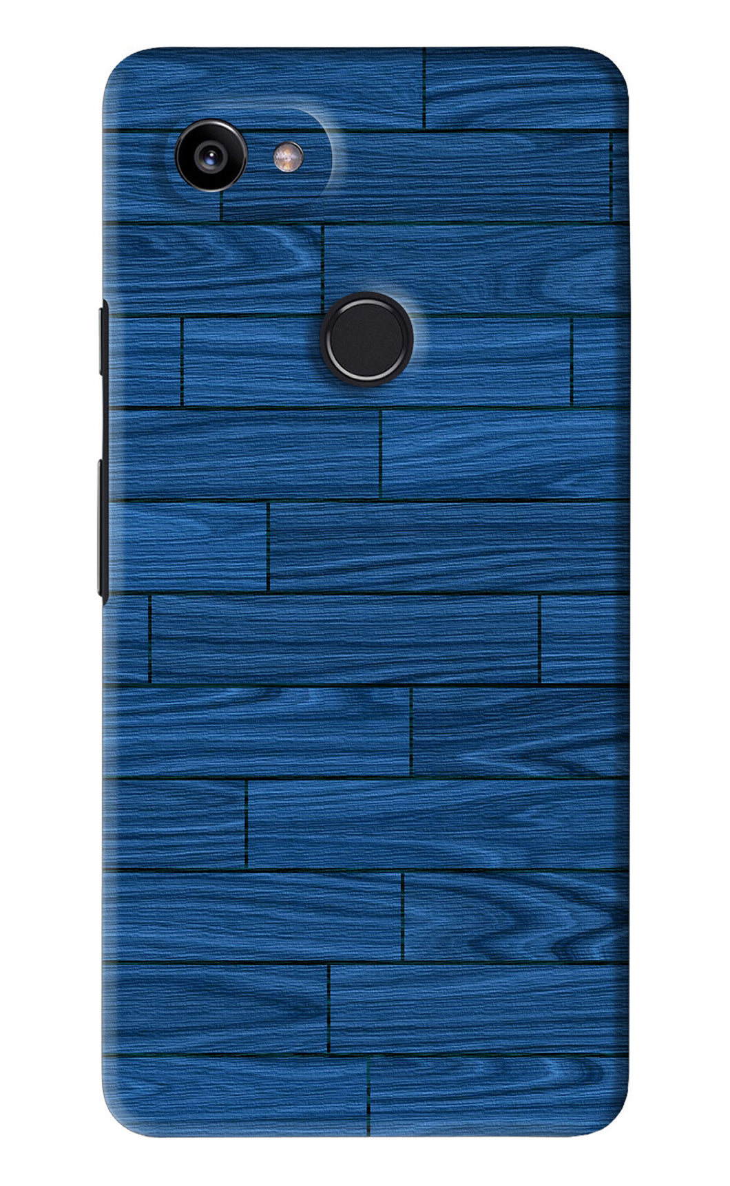Blue Wooden Texture Google Pixel 2 Xl Back Skin Wrap