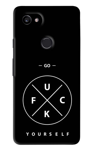 Go Fuck Yourself Google Pixel 2 Xl Back Skin Wrap