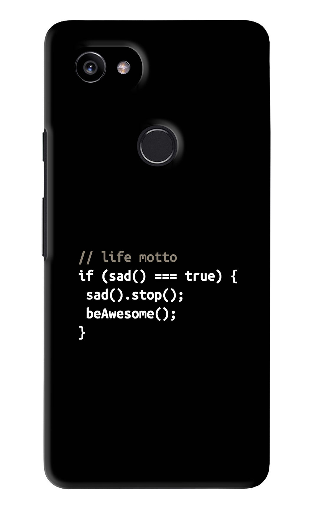Life Motto Code Google Pixel 2 Xl Back Skin Wrap