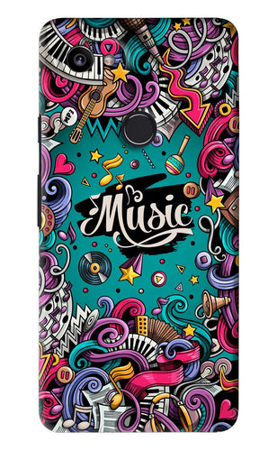 Music Graffiti Google Pixel 2 Xl Back Skin Wrap