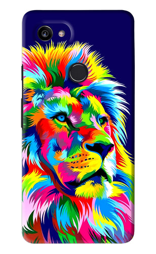 Vector Art Lion Google Pixel 2 Xl Back Skin Wrap