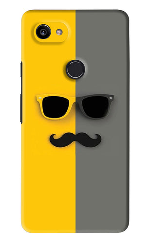 Sunglasses with Mustache Google Pixel 2 Xl Back Skin Wrap