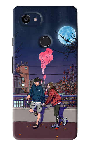 Chilling Couple Google Pixel 2 Xl Back Skin Wrap