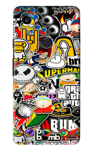 Sticker Bomb Google Pixel 2 Xl Back Skin Wrap