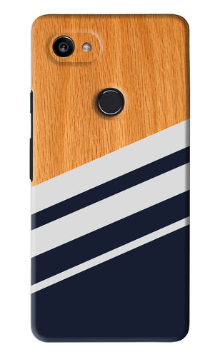 Black And White Wooden Google Pixel 2 Xl Back Skin Wrap