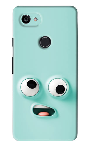 Silly Face Cartoon Google Pixel 2 Xl Back Skin Wrap