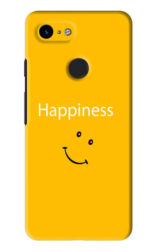 Happiness With Smiley Google Pixel 3 Back Skin Wrap