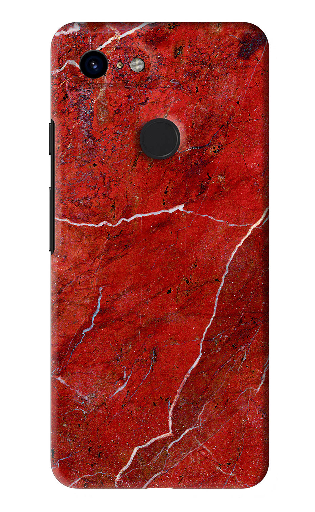 Red Marble Design Google Pixel 3 Back Skin Wrap