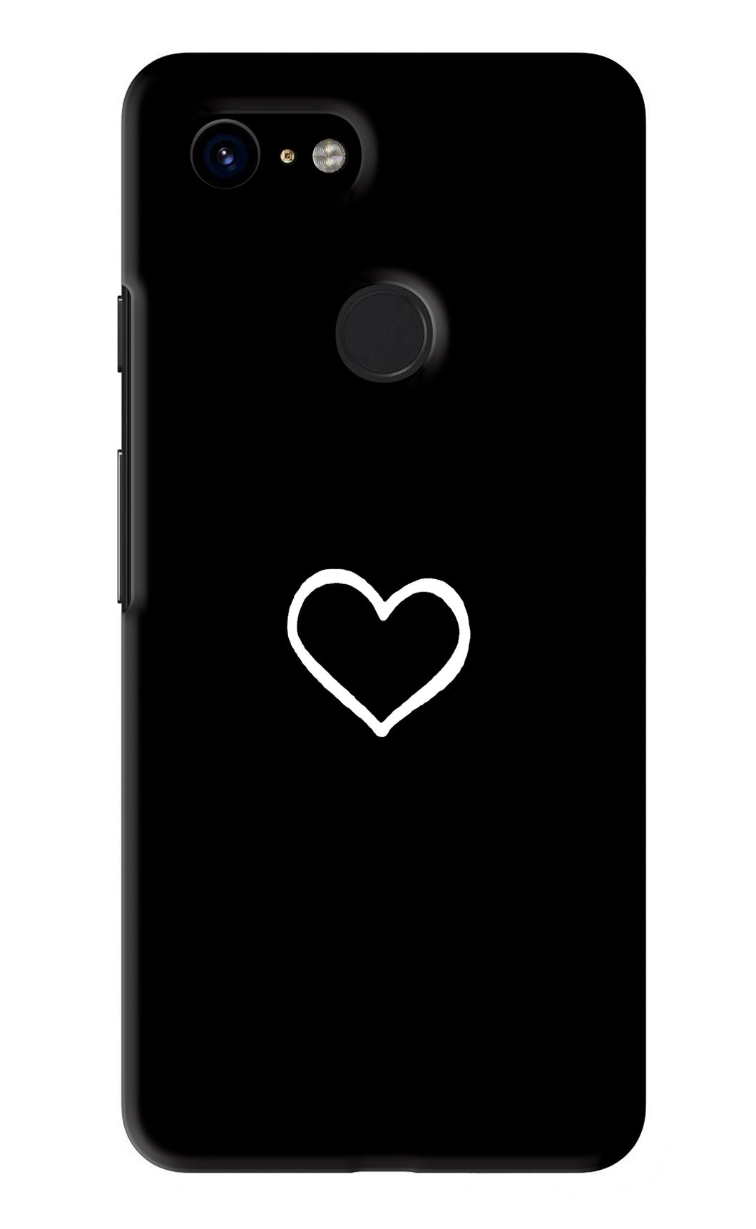 Heart Google Pixel 3 Back Skin Wrap