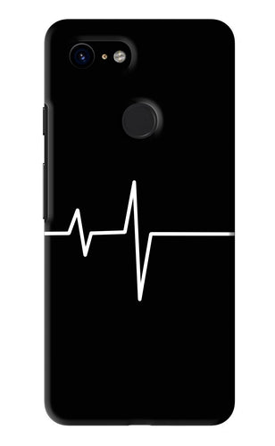 Heart Beats Google Pixel 3 Back Skin Wrap