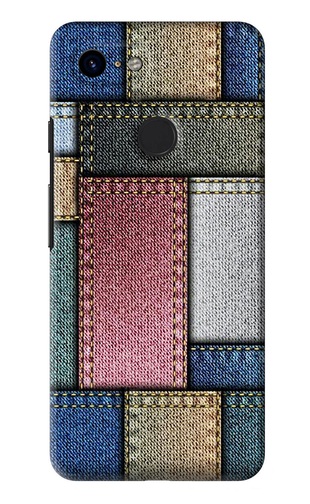 Multicolor Jeans Google Pixel 3 Back Skin Wrap