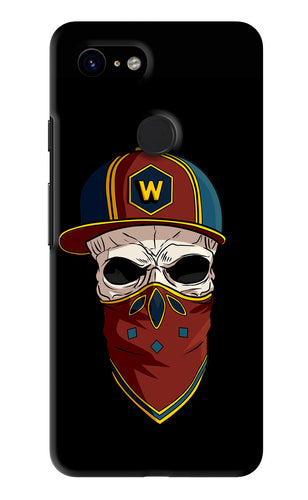 Skull Google Pixel 3 Back Skin Wrap