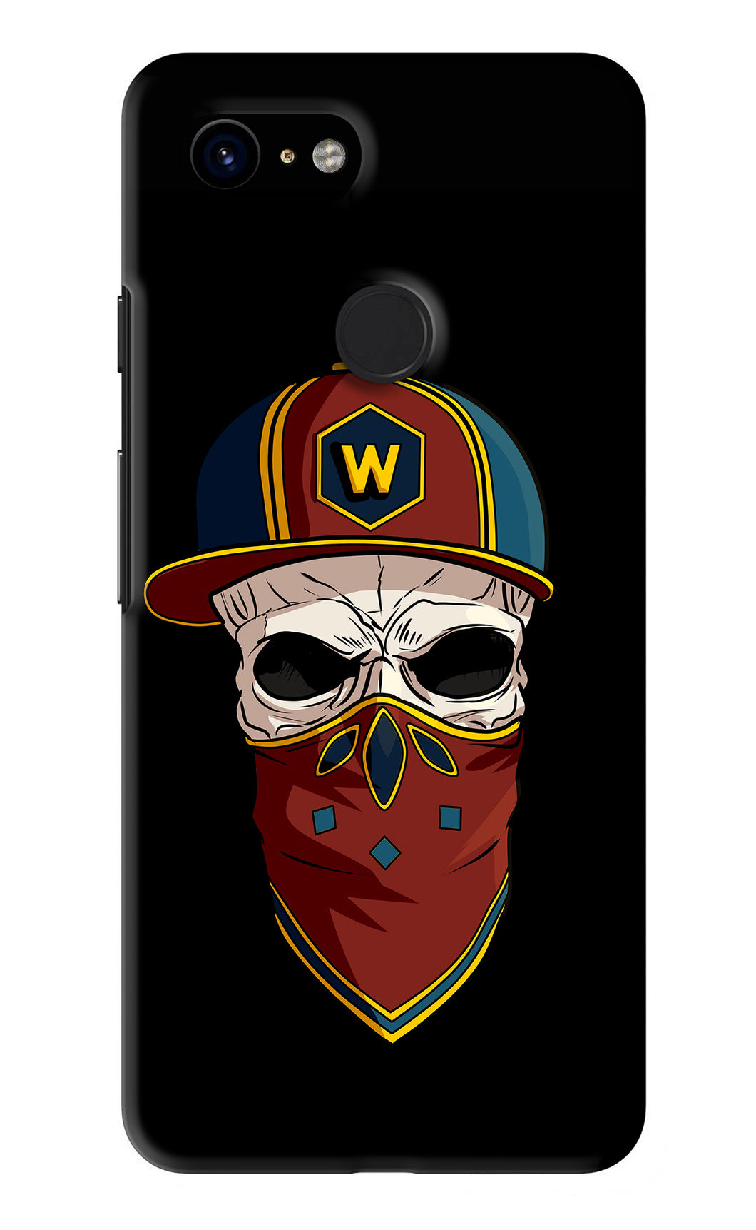 Skull Google Pixel 3 Back Skin Wrap