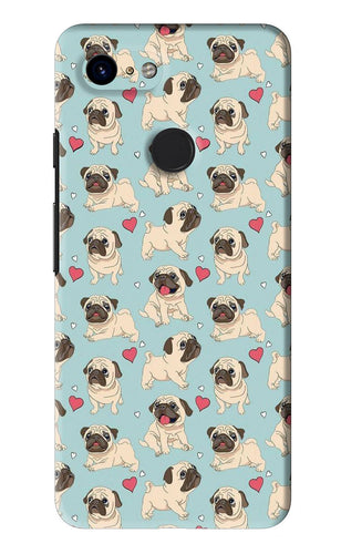 Pug Dog Google Pixel 3 Back Skin Wrap