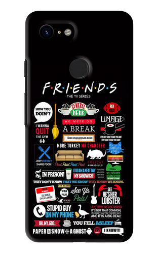 FRIENDS Google Pixel 3 Back Skin Wrap