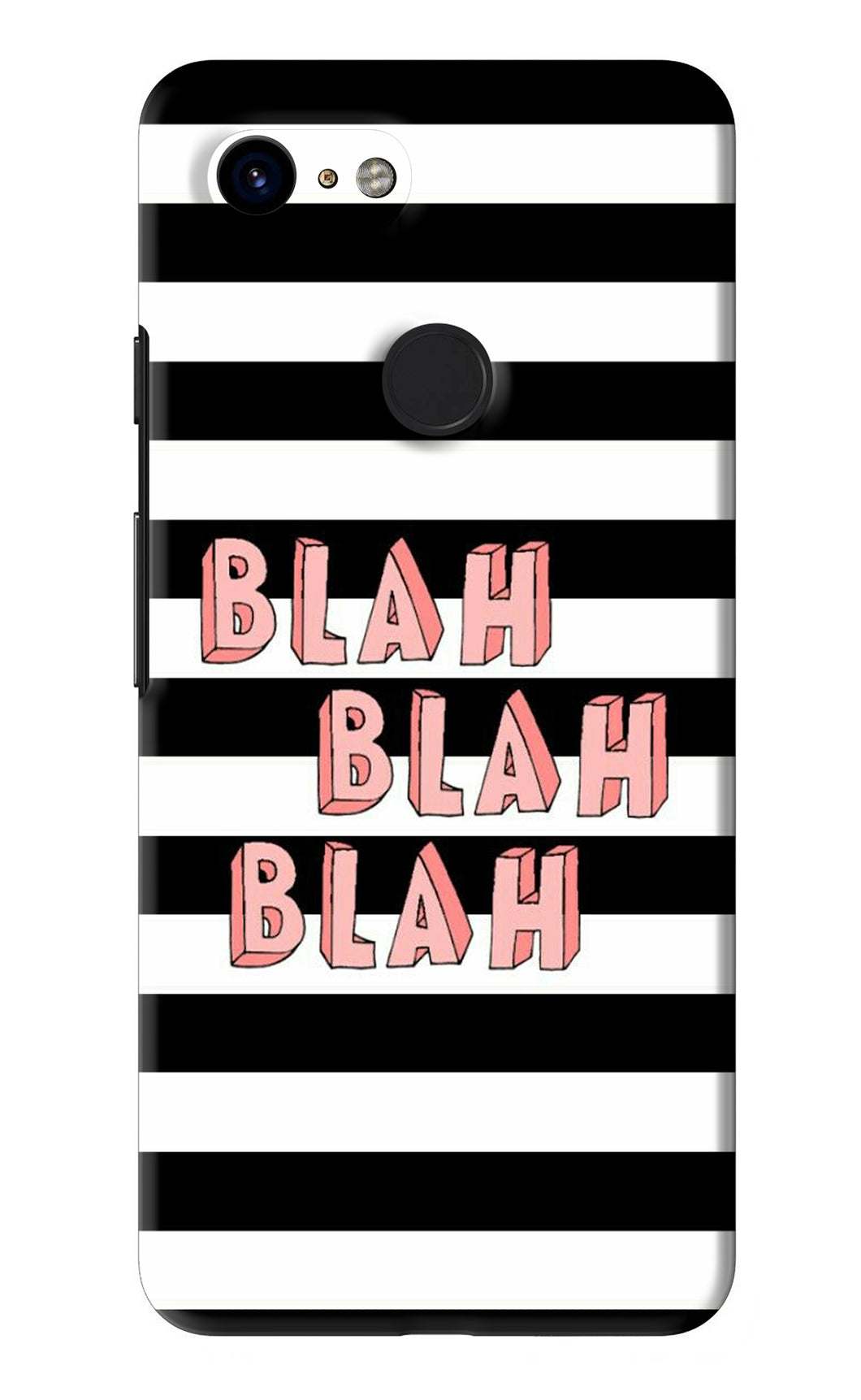 Blah Blah Blah Google Pixel 3 Back Skin Wrap