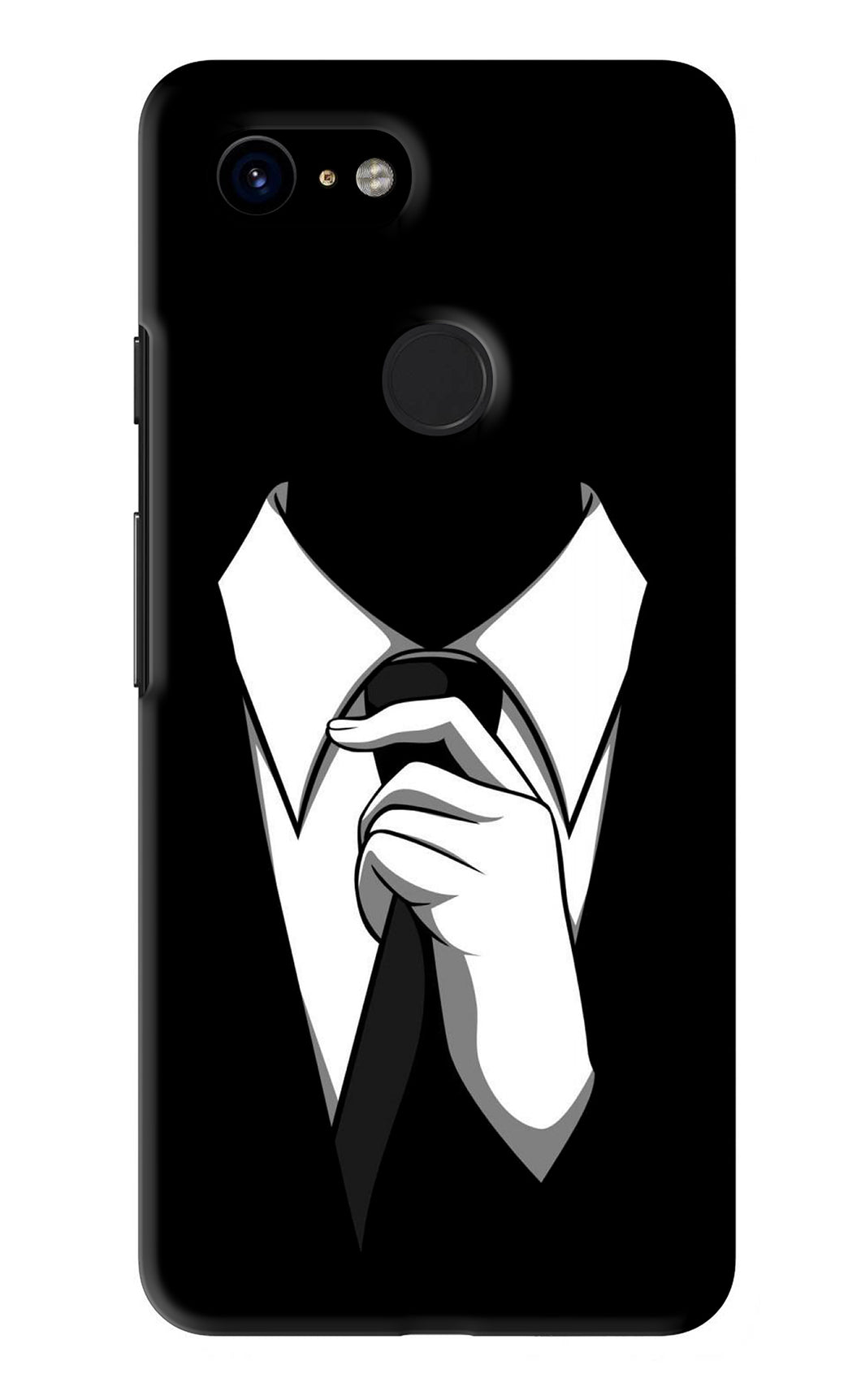 Black Tie Google Pixel 3 Back Skin Wrap