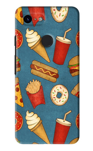 Foodie Google Pixel 3 Back Skin Wrap
