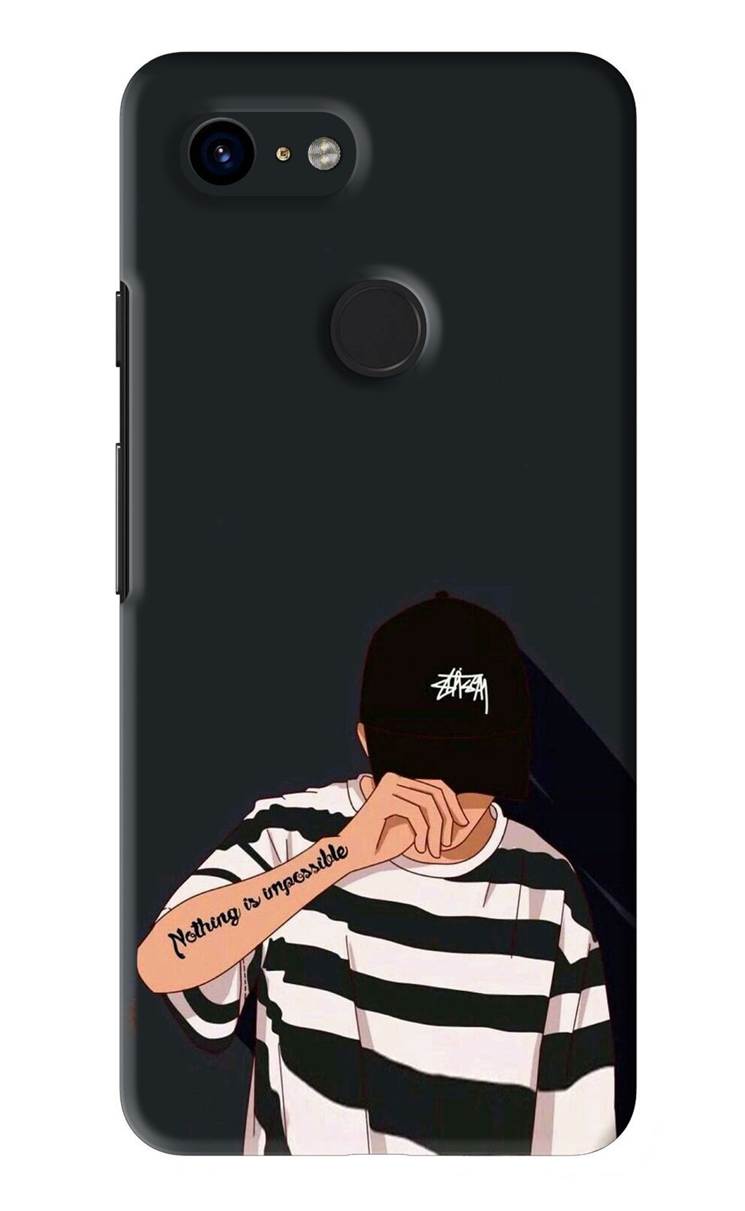 Aesthetic Boy Google Pixel 3 Back Skin Wrap