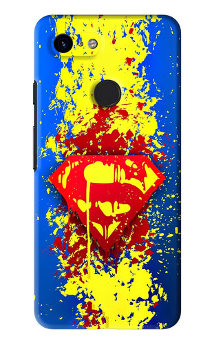 Superman logo Google Pixel 3 Back Skin Wrap
