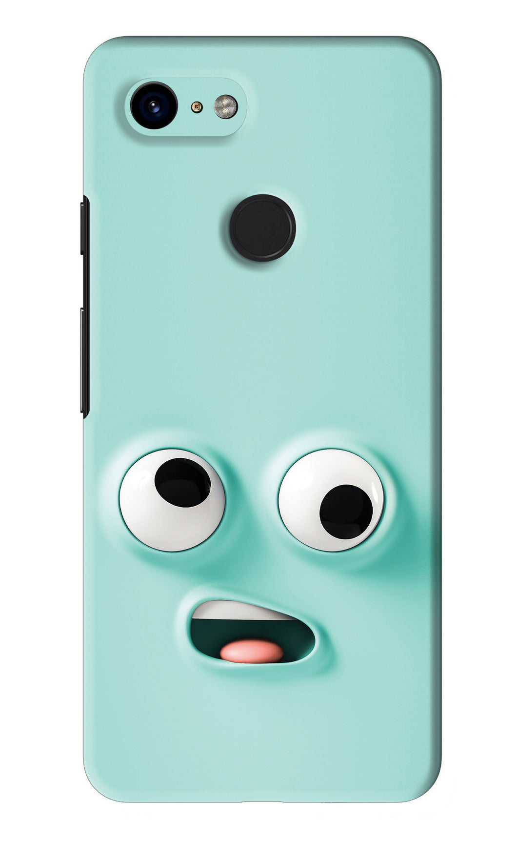 Silly Face Cartoon Google Pixel 3 Back Skin Wrap