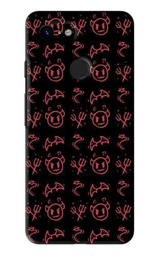 Devil Google Pixel 3 Back Skin Wrap