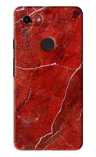 Red Marble Design Google Pixel 3Xl Back Skin Wrap