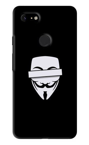 Anonymous Face Google Pixel 3Xl Back Skin Wrap