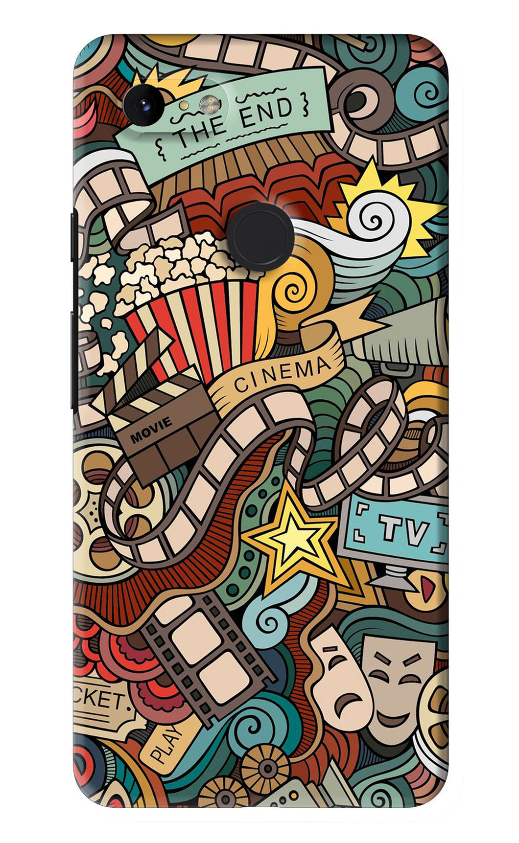 Cinema Abstract Google Pixel 3Xl Back Skin Wrap