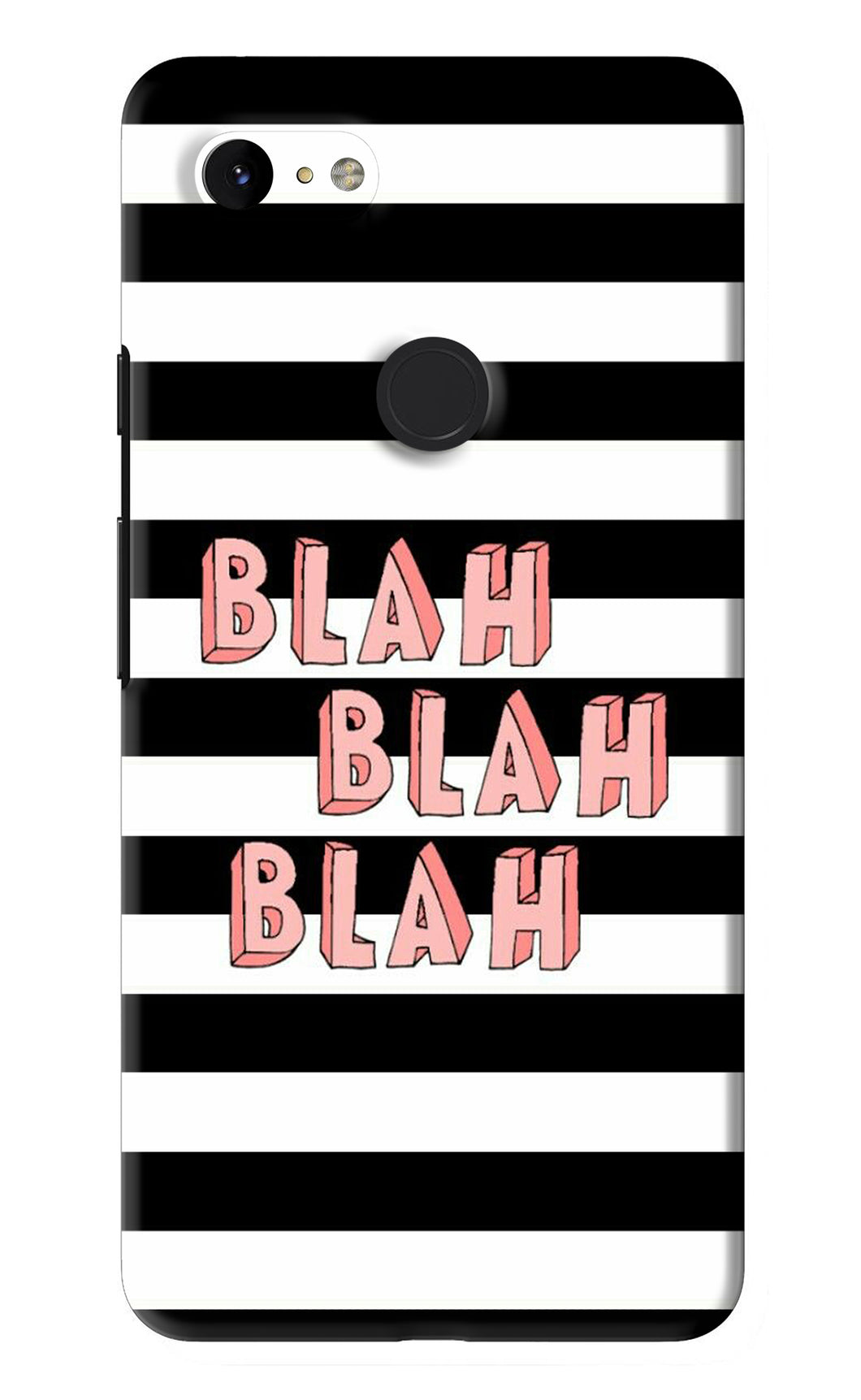 Blah Blah Blah Google Pixel 3Xl Back Skin Wrap
