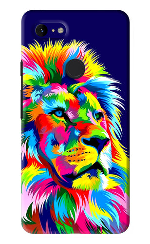 Vector Art Lion Google Pixel 3Xl Back Skin Wrap