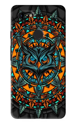 Angry Owl Art Google Pixel 3Xl Back Skin Wrap