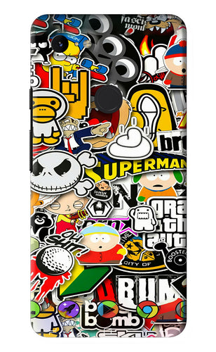 Sticker Bomb Google Pixel 3Xl Back Skin Wrap