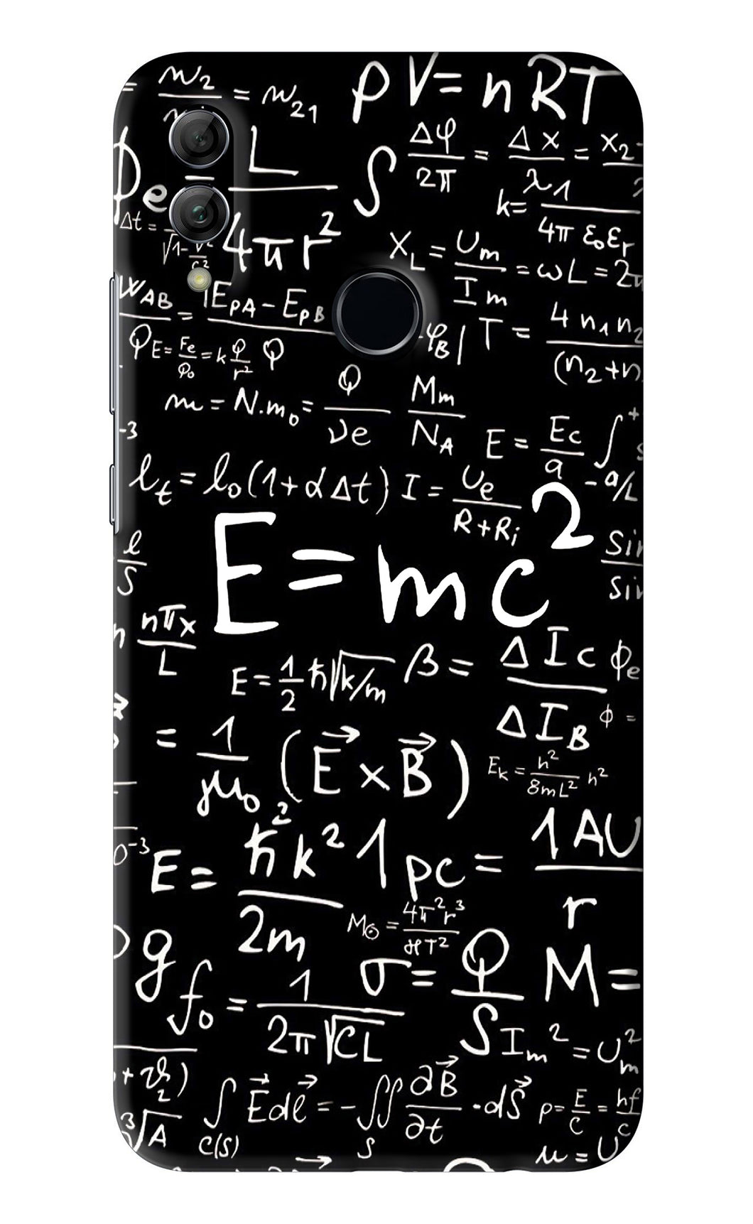 Physics Albert Einstein Formula Huawei Honor 10 Lite Back Skin Wrap