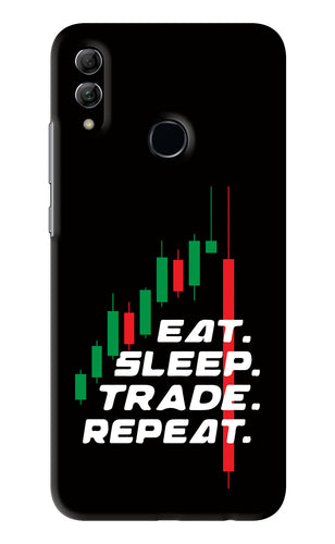 Eat Sleep Trade Repeat Huawei Honor 10 Lite Back Skin Wrap