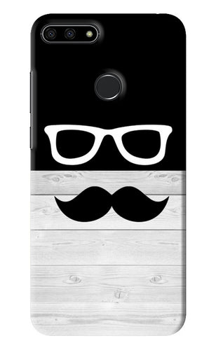 Mustache Huawei Honor 7A Back Skin Wrap